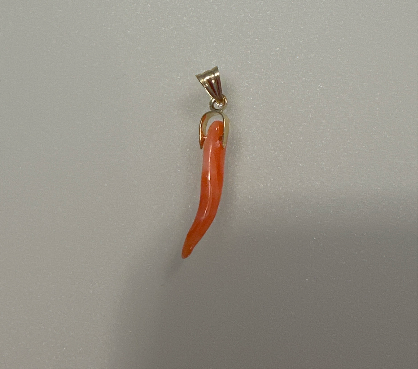 18 Karat Gold Italian Horn Charm Corno- Theia's Collection