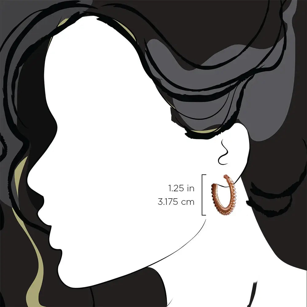 Medium Signature Wrap Hoops - 14k gold fill
