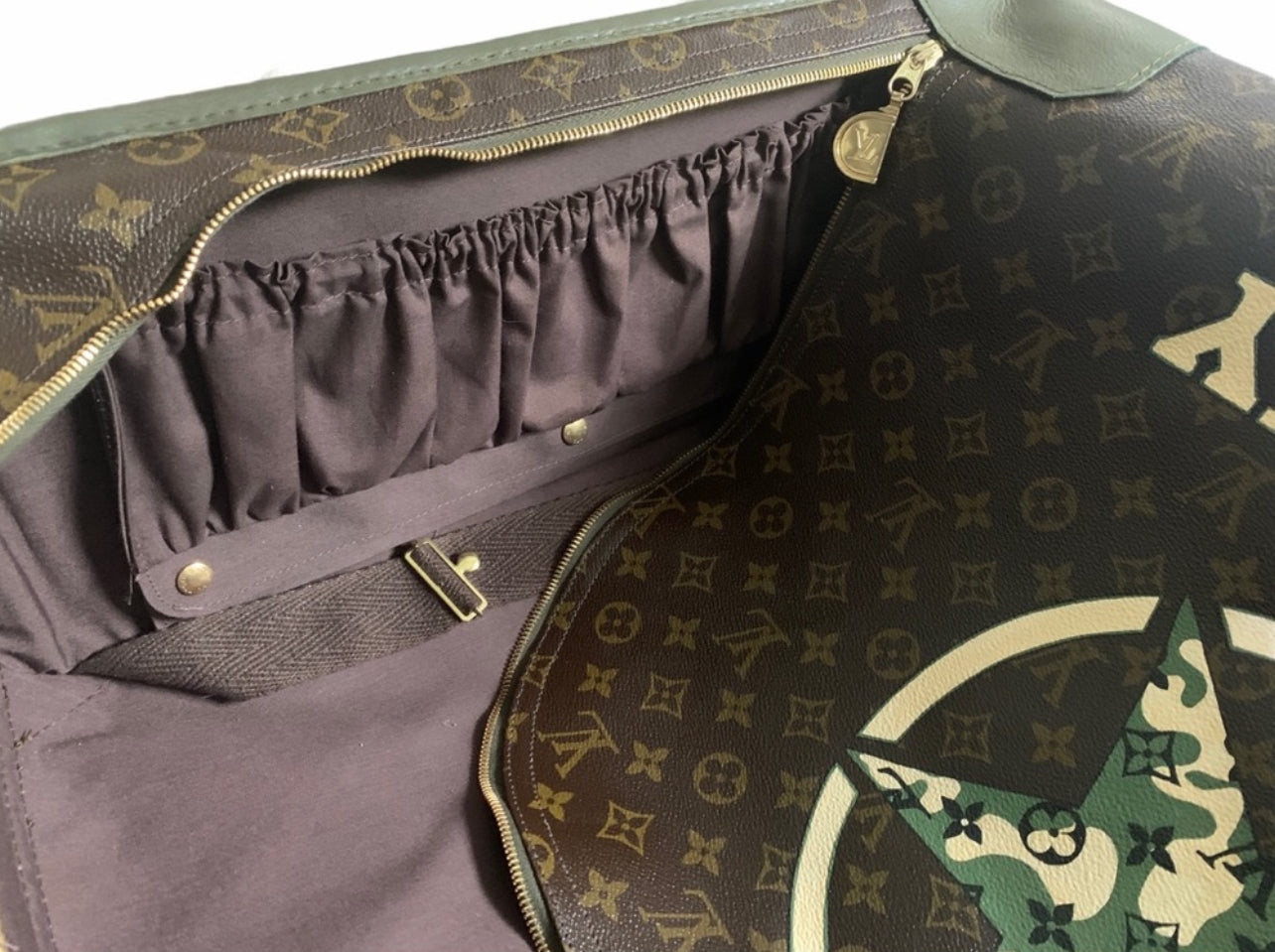 Louis Vuitton custom restored suitcase