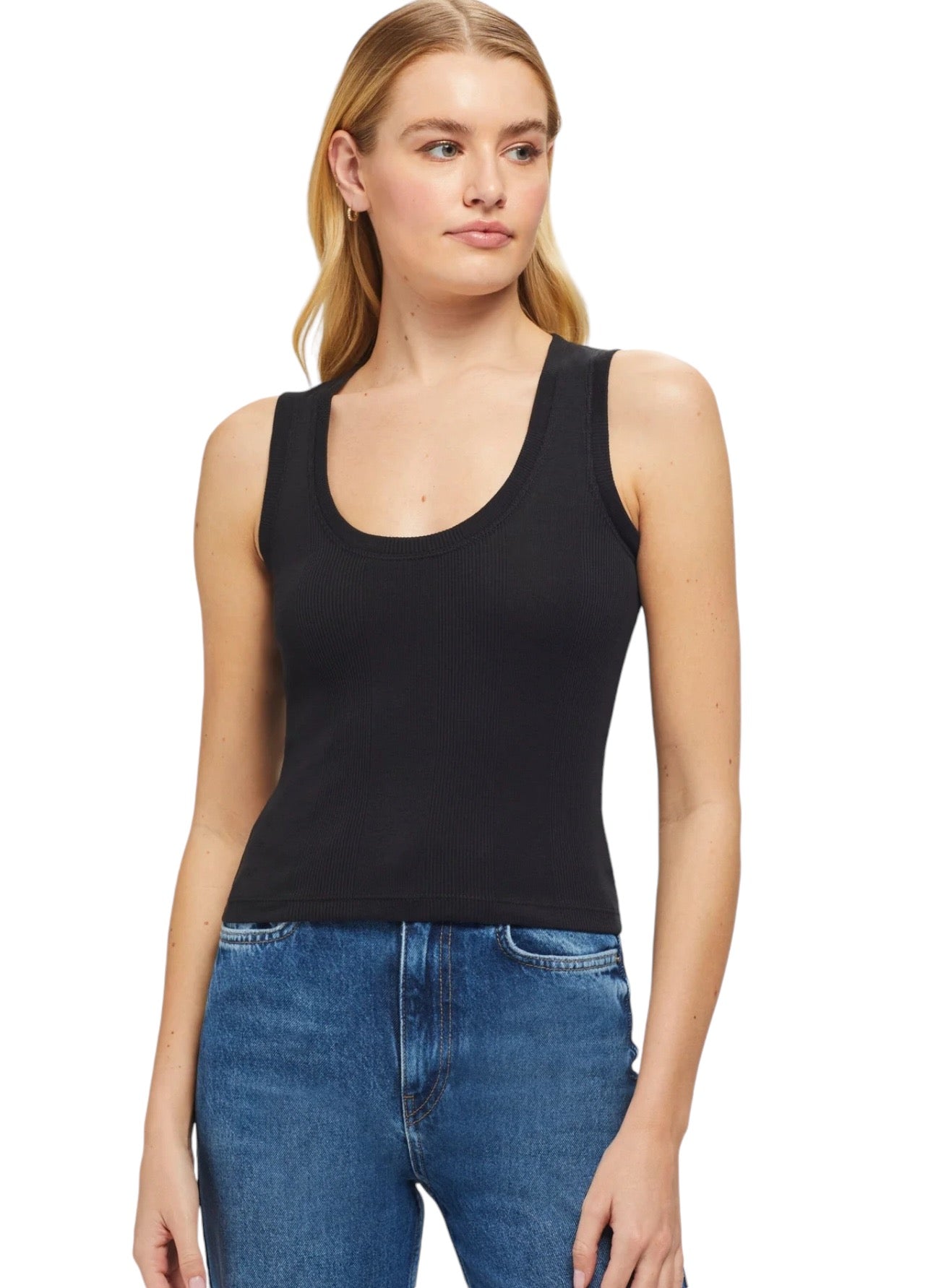 Goldie Cotton Ribbed Crop Tank