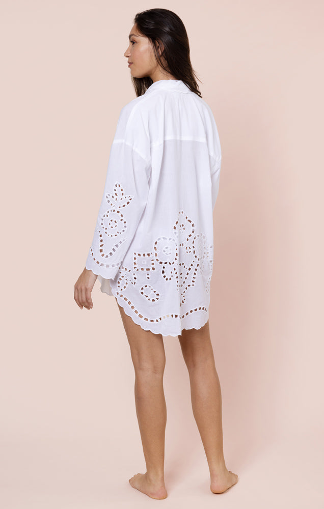 Juliet Dunn Shirt with Embroidery