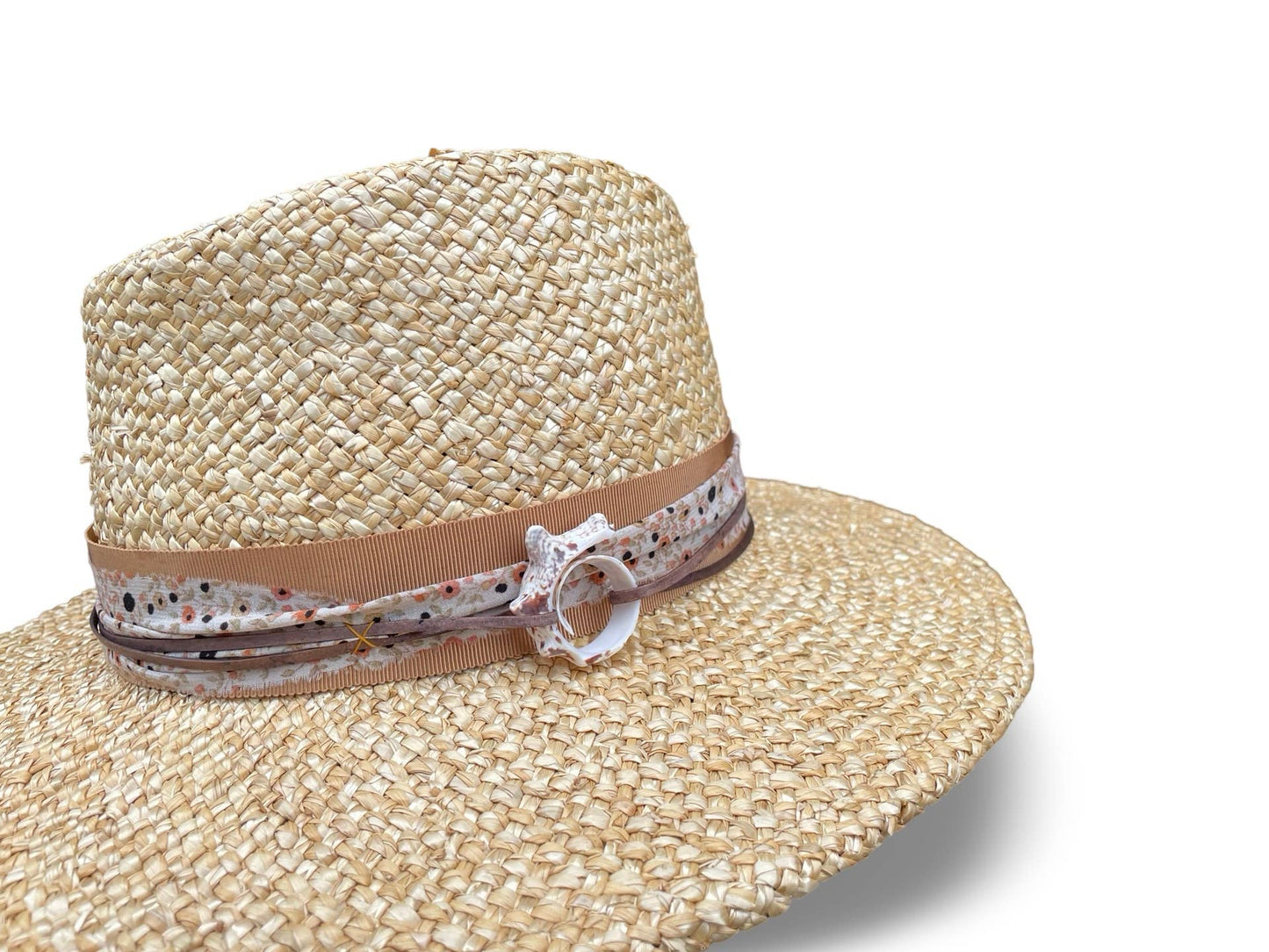 Kasey - Textured Straw Fedora