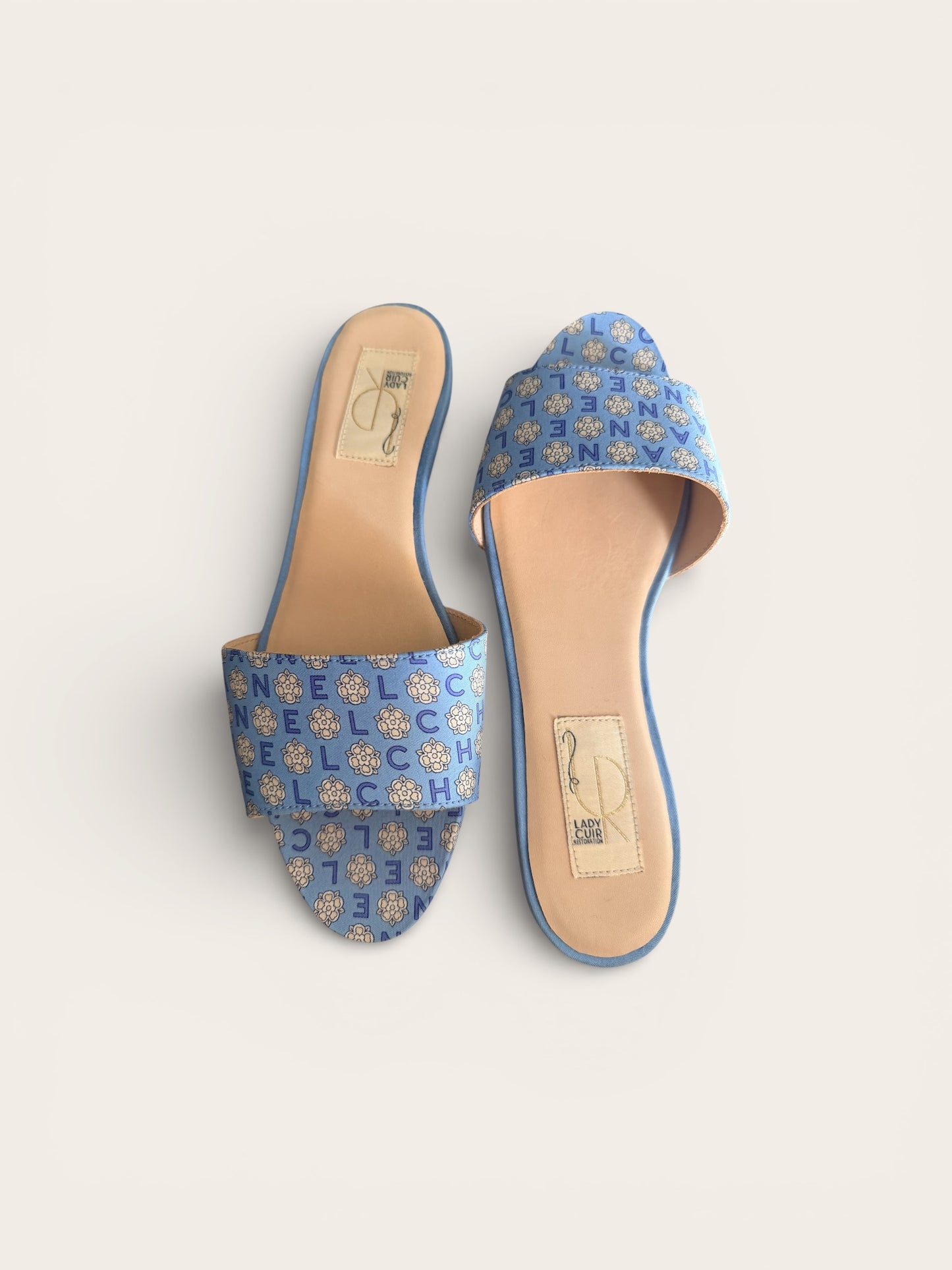 The Re-done Silk Sandals size 7 by Lady Cuir