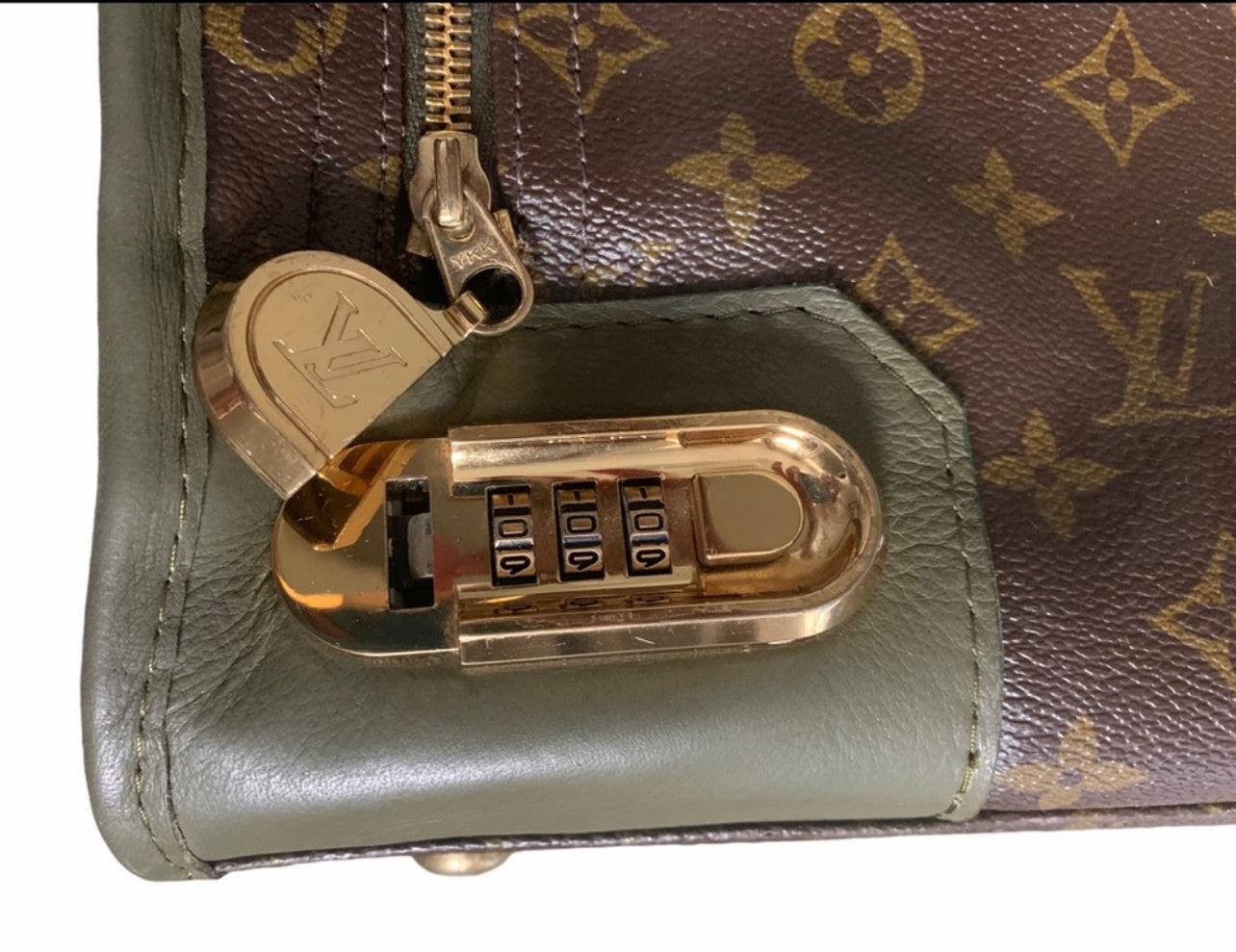 Louis Vuitton custom restored suitcase