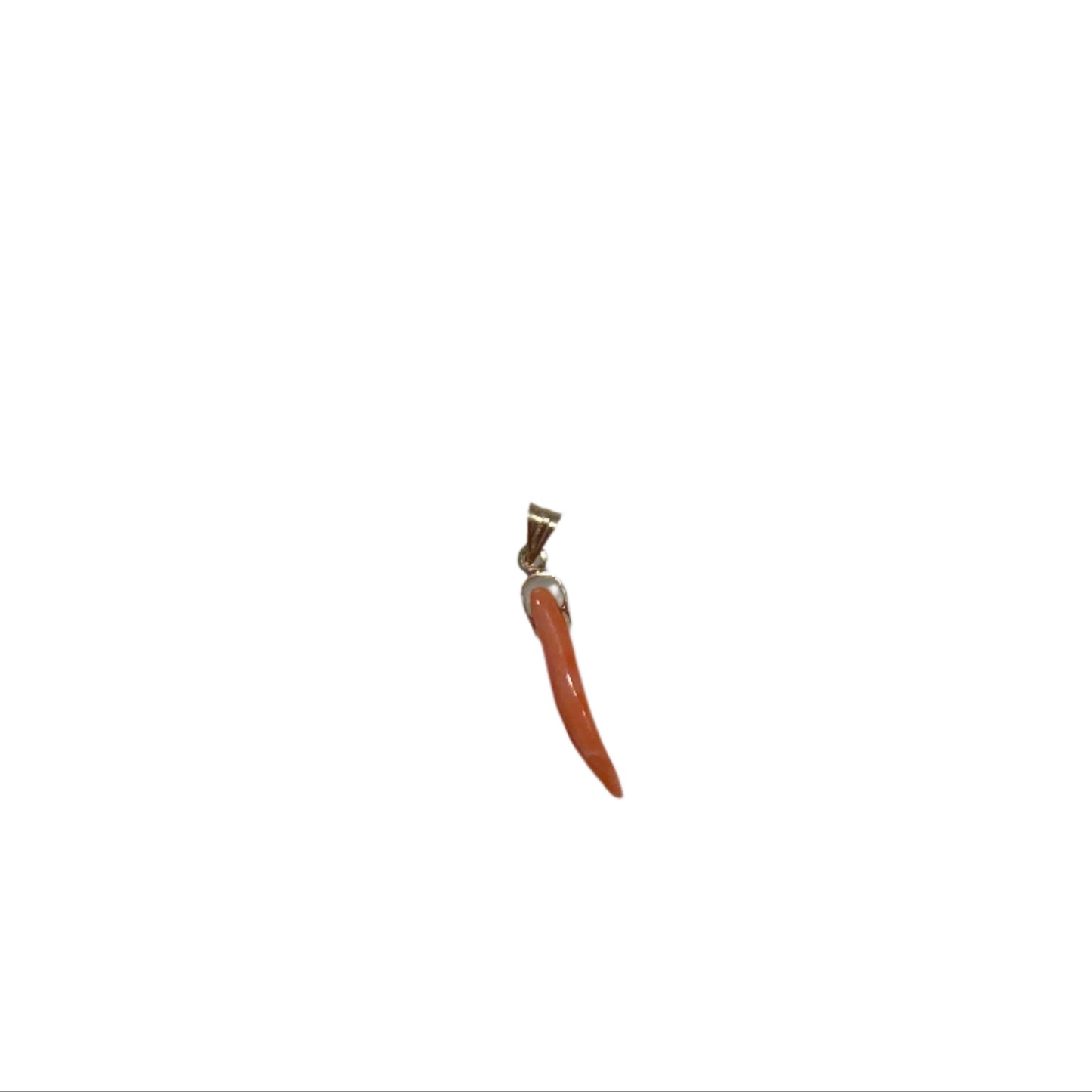 18 Karat Gold Italian Horn Charm Corno- Theia's Collection
