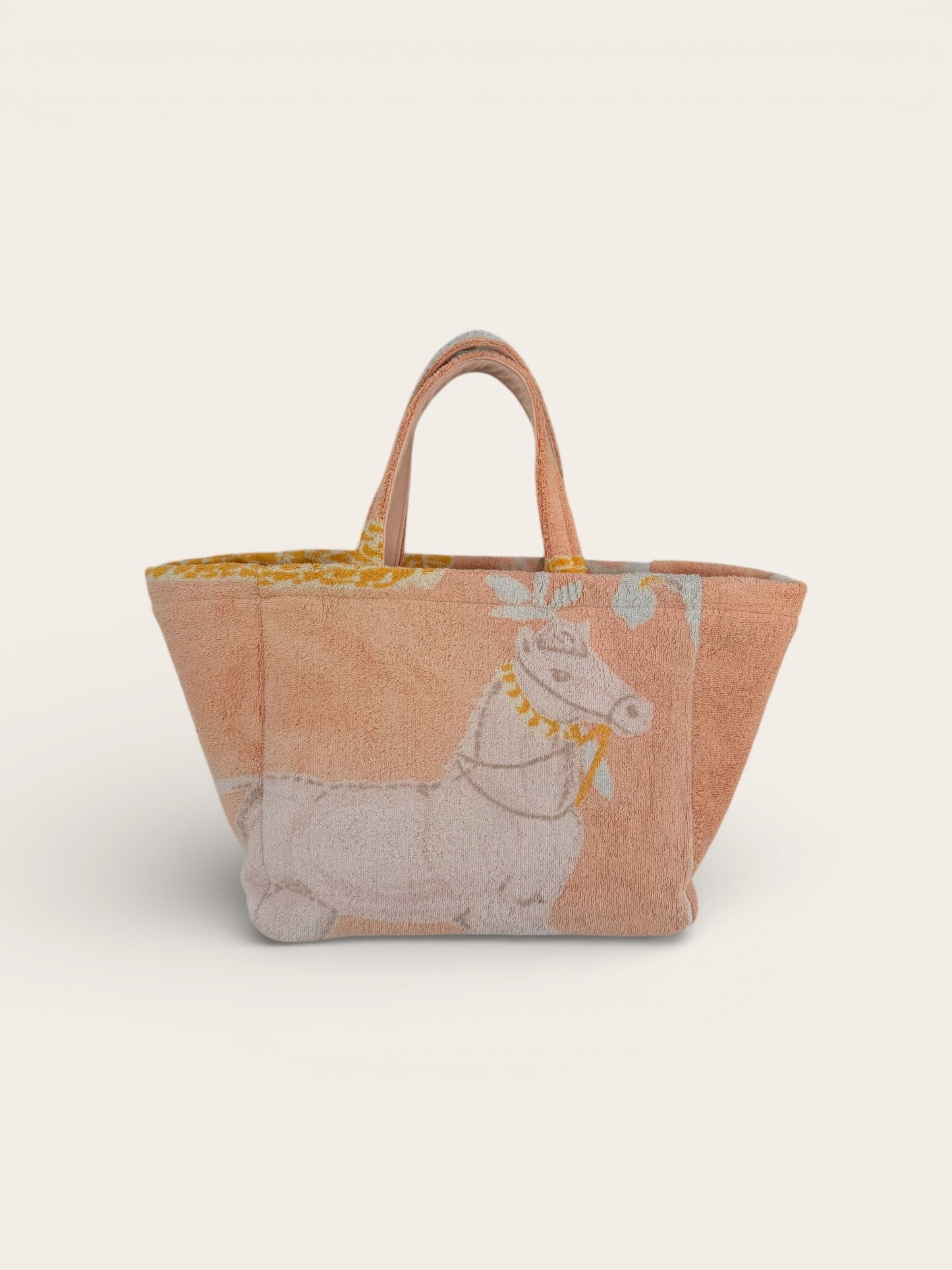 Pastel Cheval Voyage Boat Tote by Lady Cuir