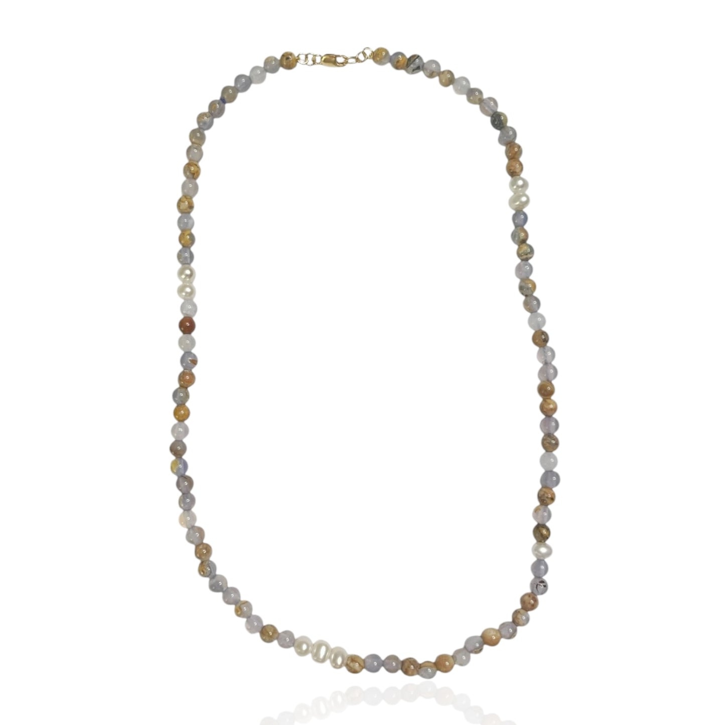 Chalcedony Necklace 18" -RW