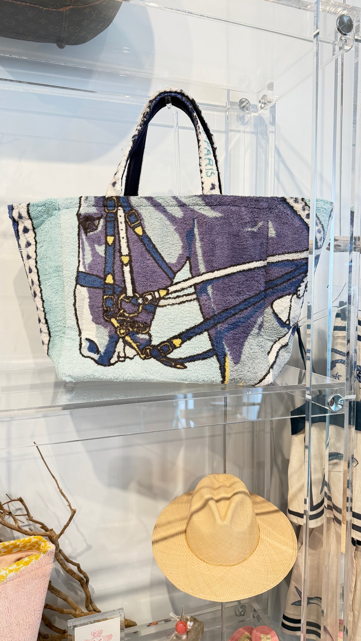 Large Equestrian Tote Bag