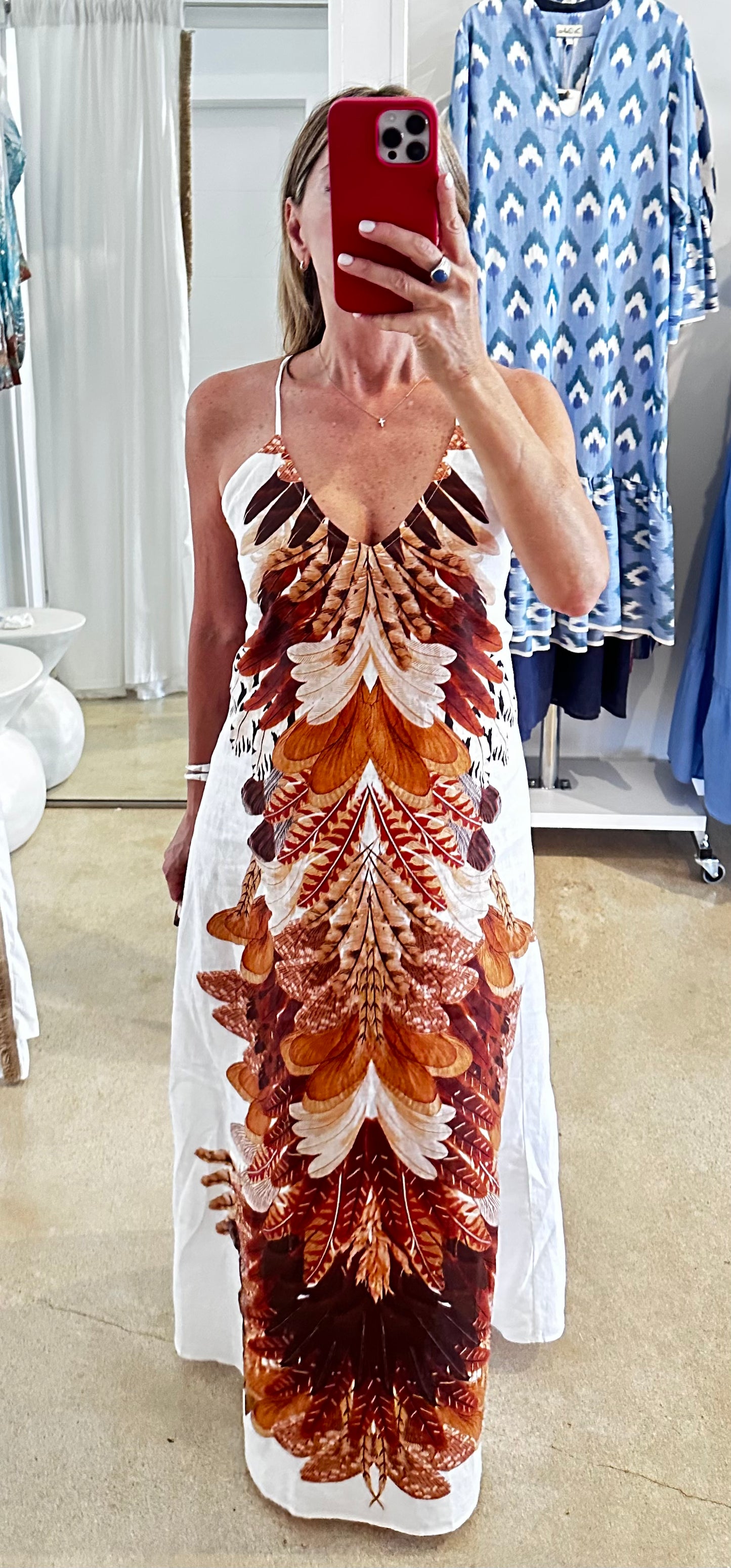 Solange M Tabay Long Spagetti Strap Dress S-Mode