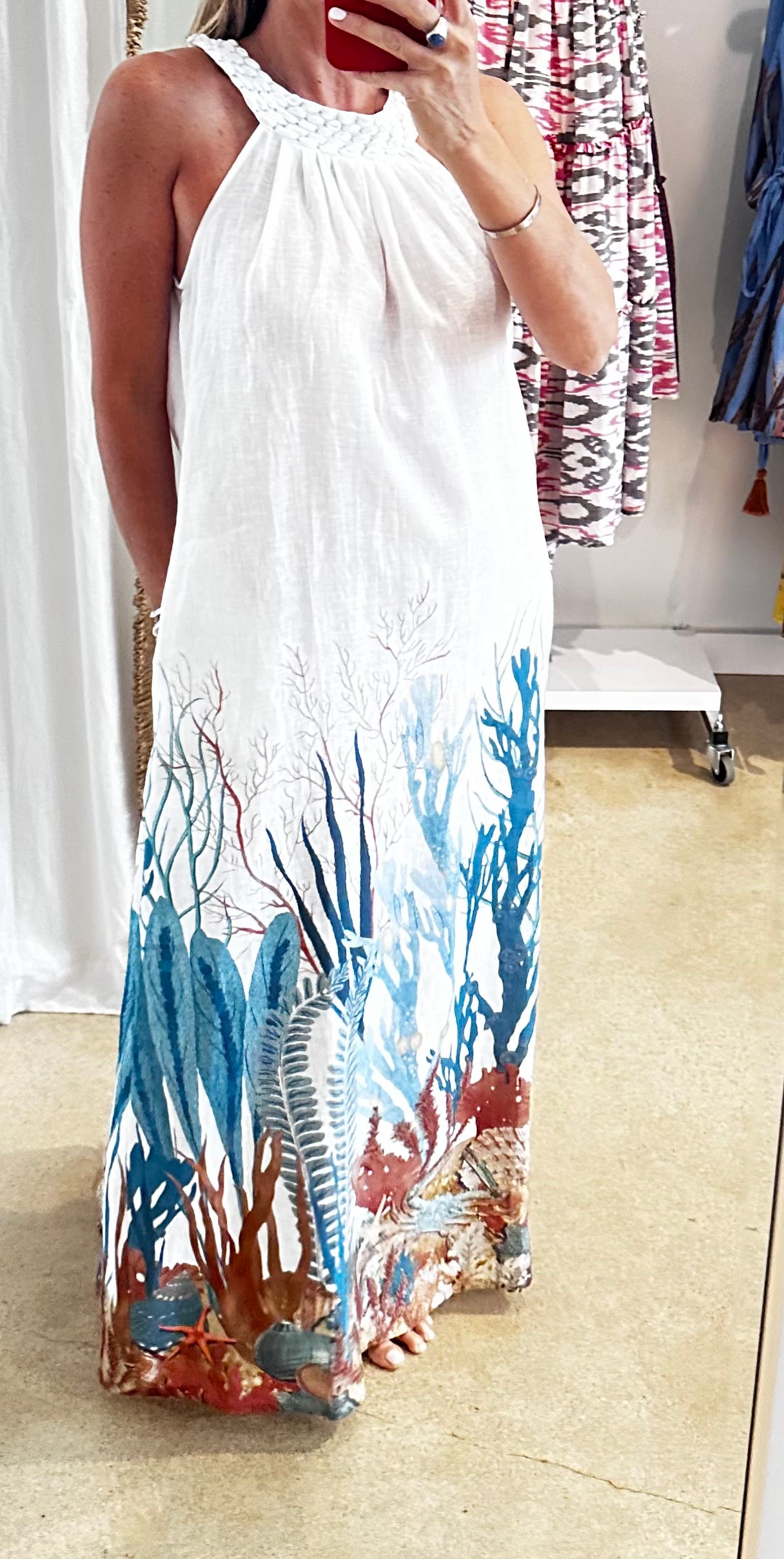 Solange M. By S-Mode Ibiray Halterneck Kaftan