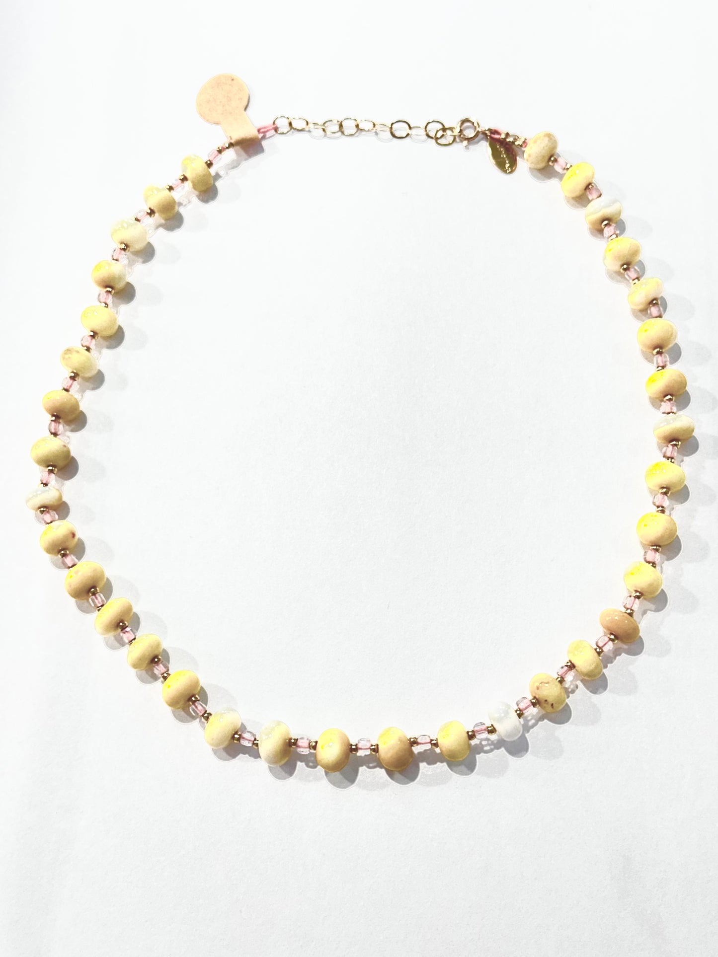 By Johanne yellow Tutti Frutti Necklace