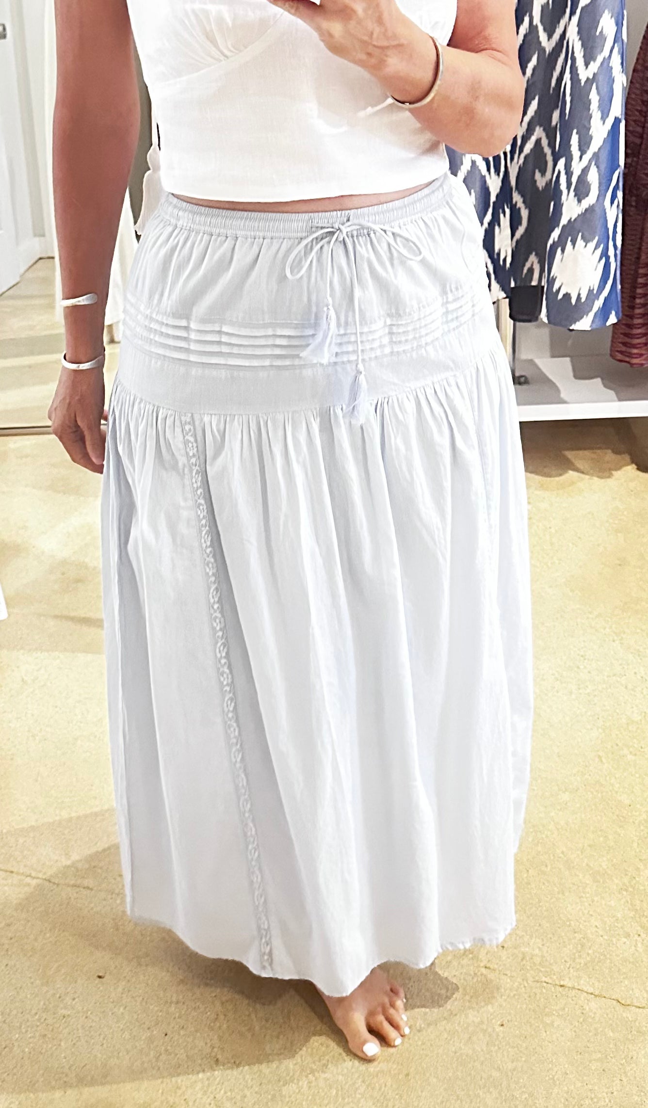 Sita Murt Pale Blue Skirt
