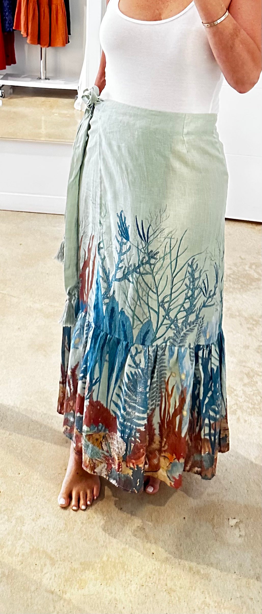 Solange M. Ibiray Wrap skirt S-Mode