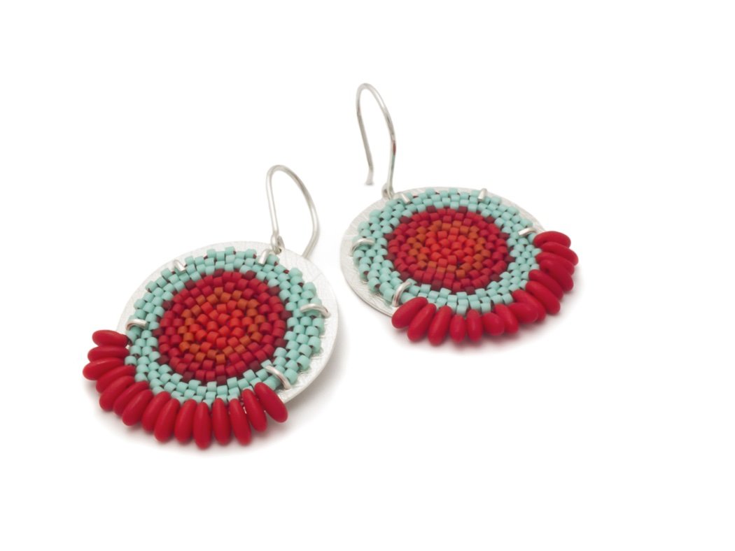 Claudia Fajardo Flat Rice Earrings
