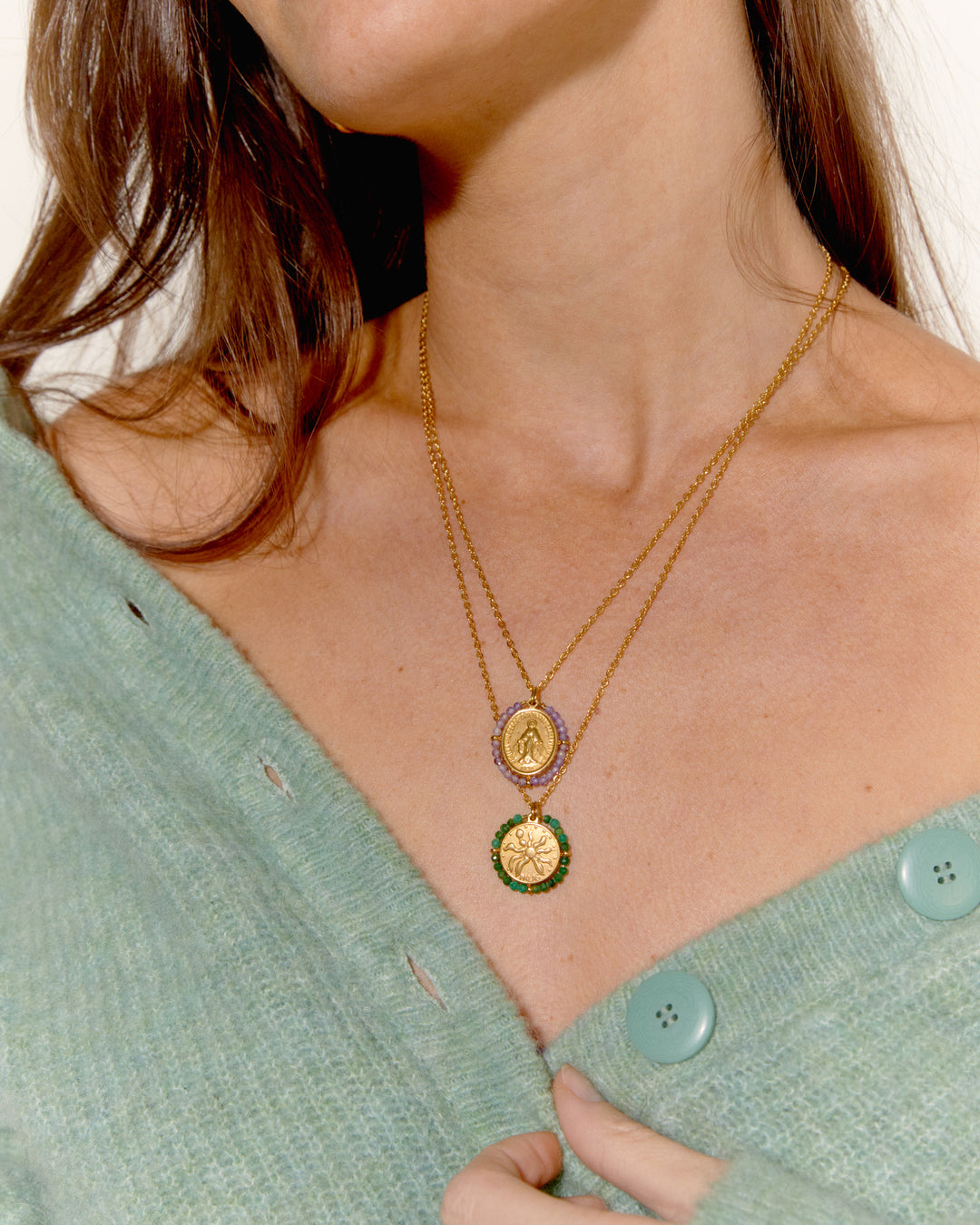 Palas- Belamar Necklace Green