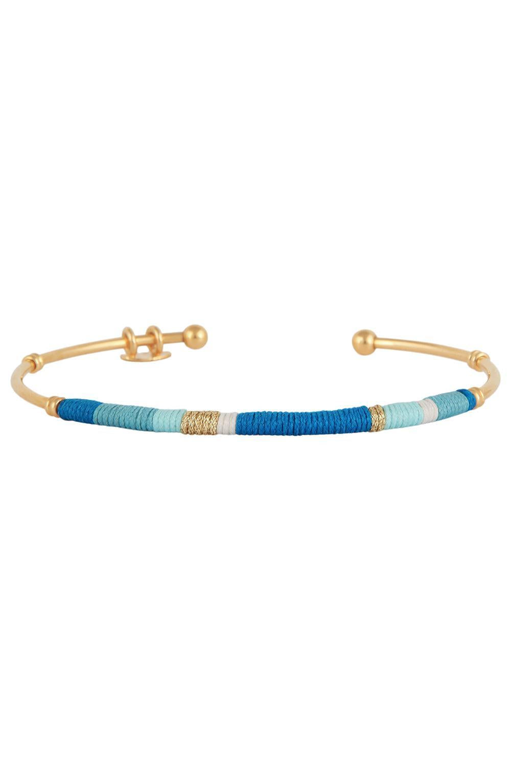 Gas Bijoux Zanzibar Jonc Bracelet Blue