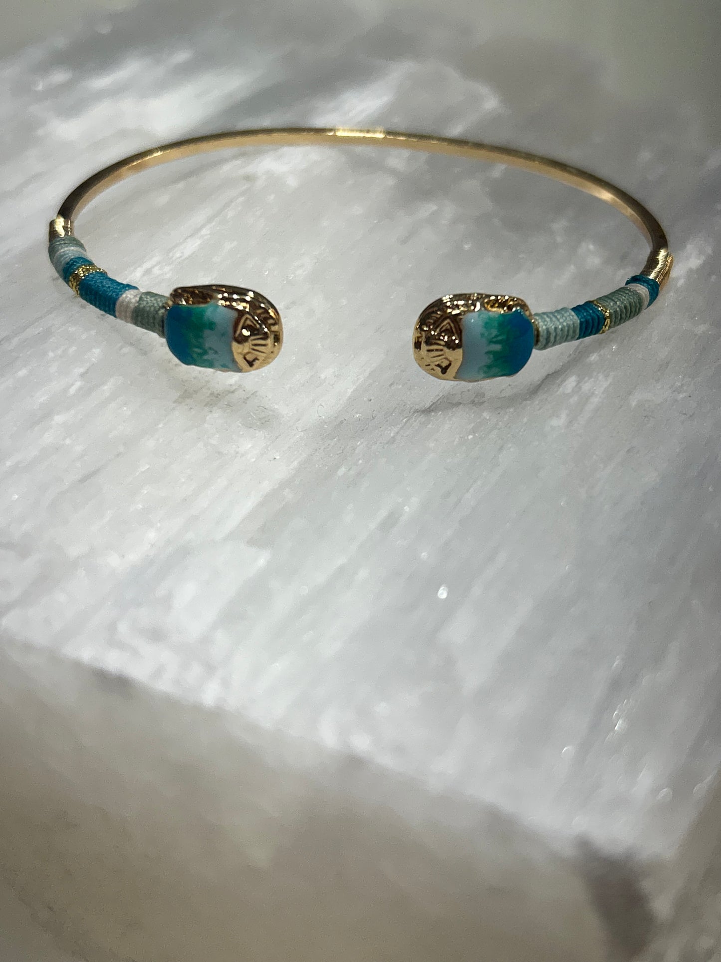 Gas Bijoux Duality Scaramouche enamel bracelet