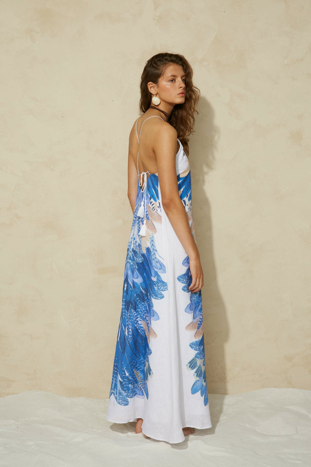 Solange M Tabay Long Spagetti Strap Dress S-Mode
