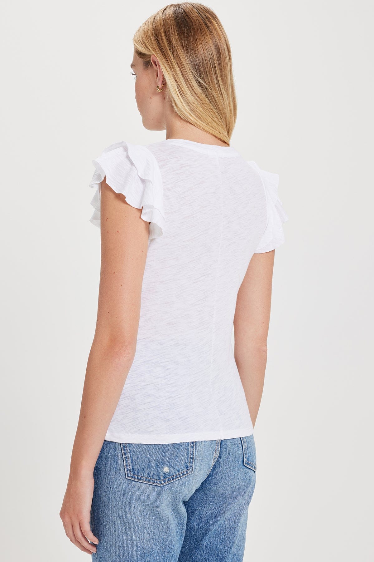 Goldie Ruffle Cotton Tee