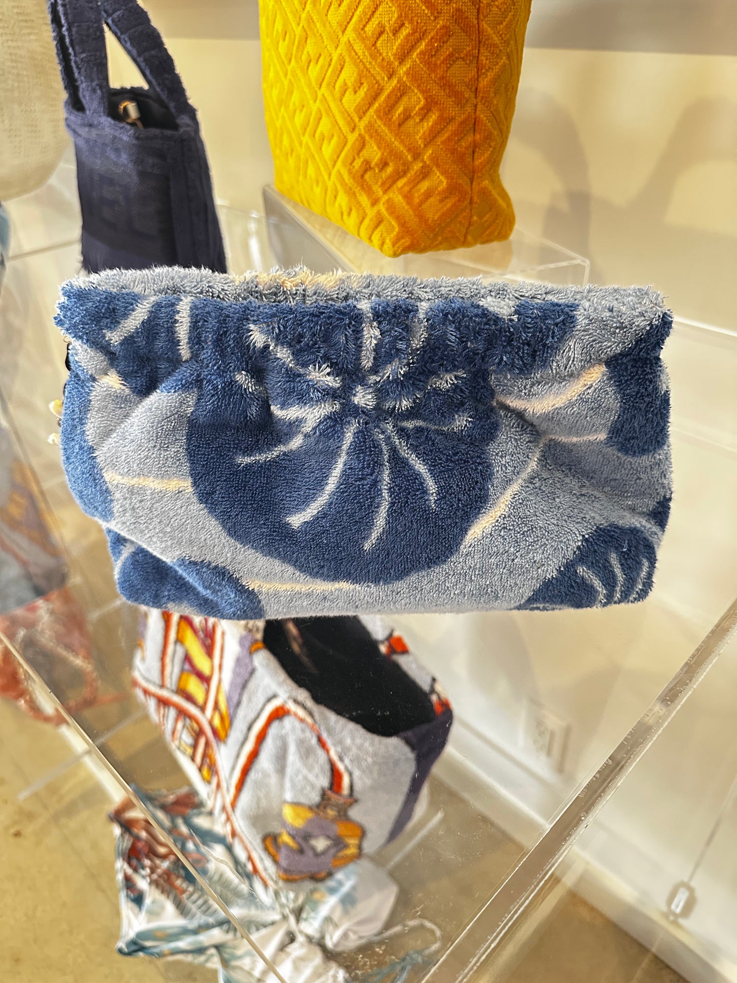 Designer Towel clutch bag