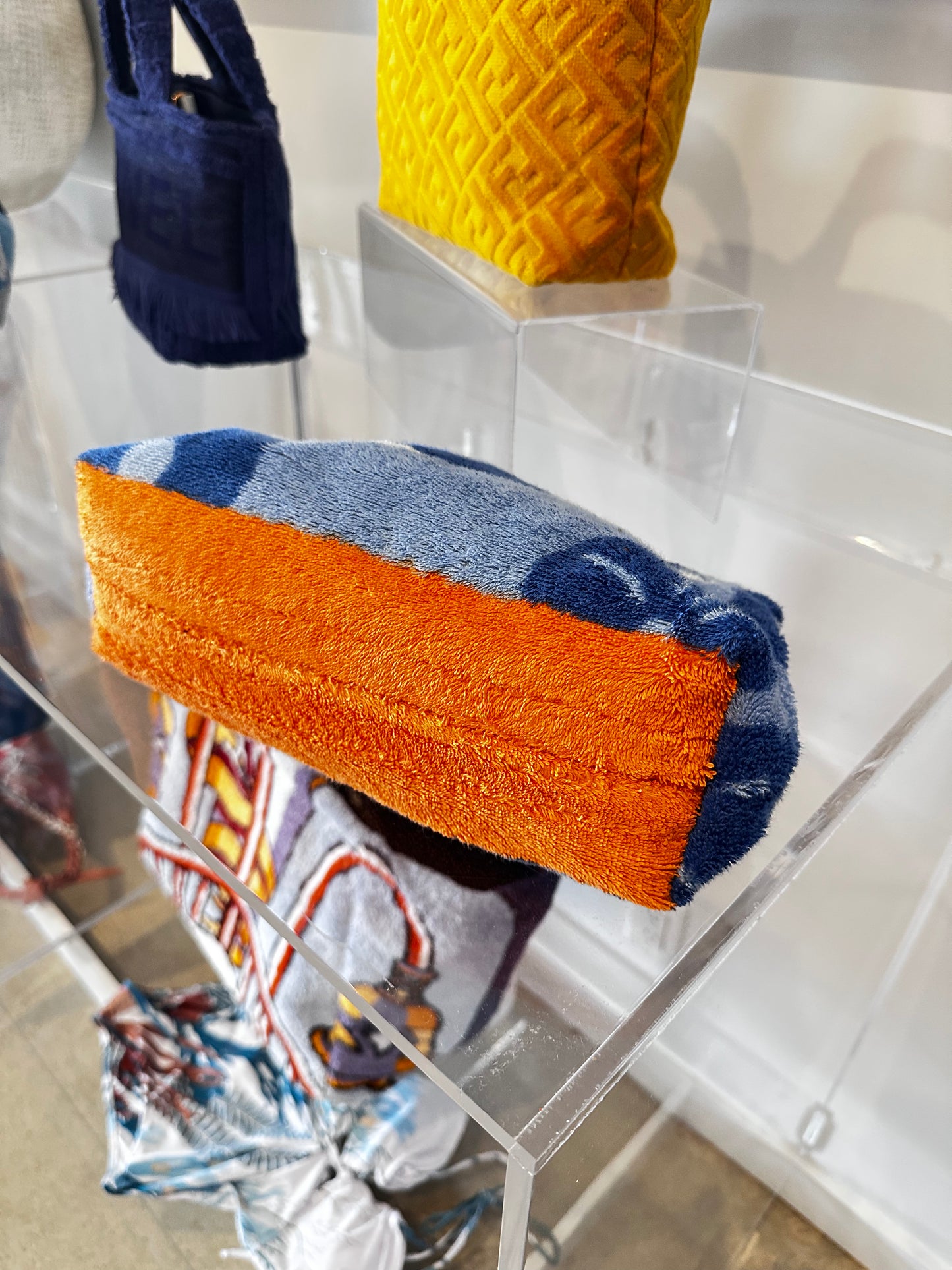 Designer Towel clutch bag