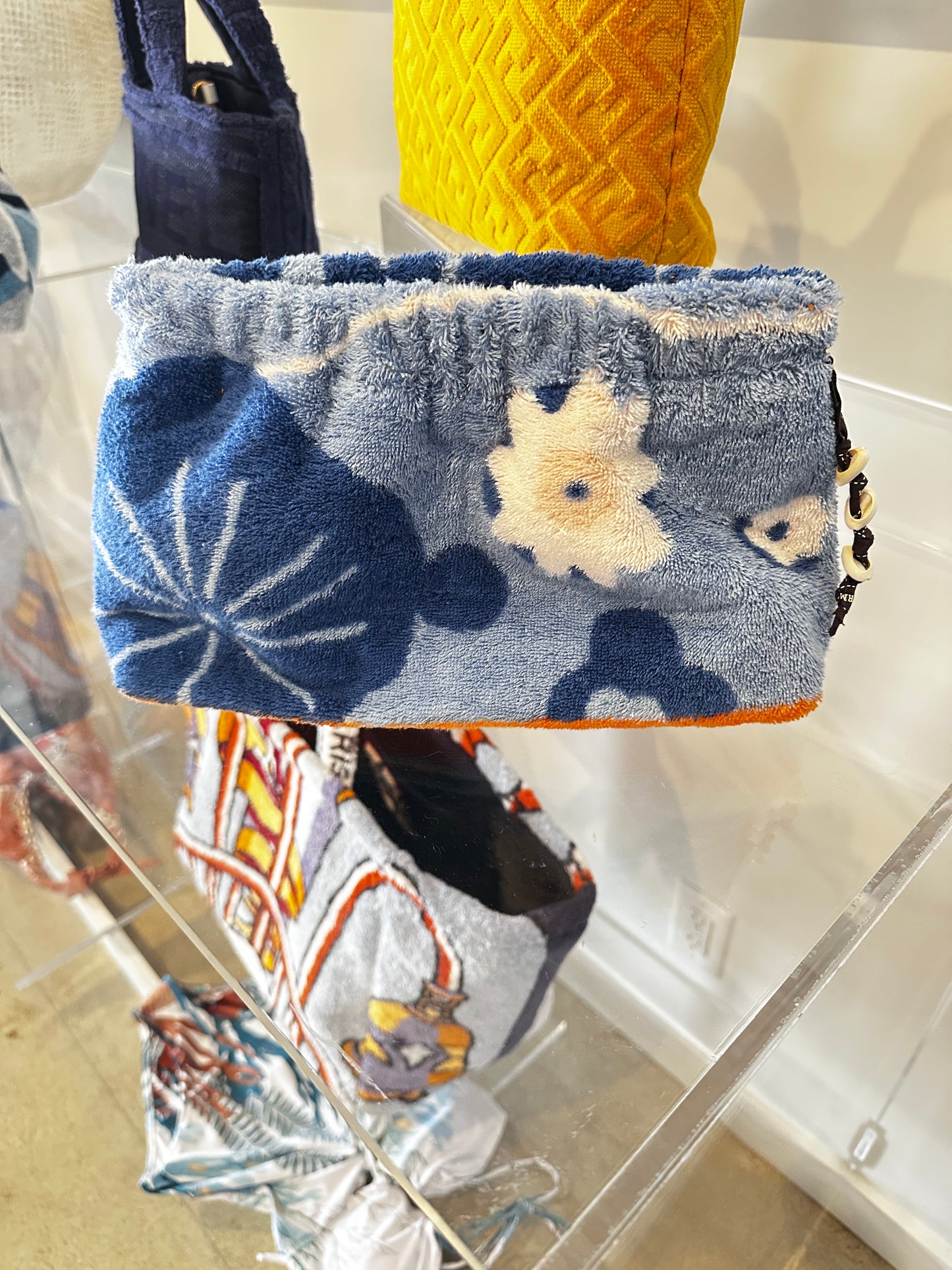 Designer Towel clutch bag