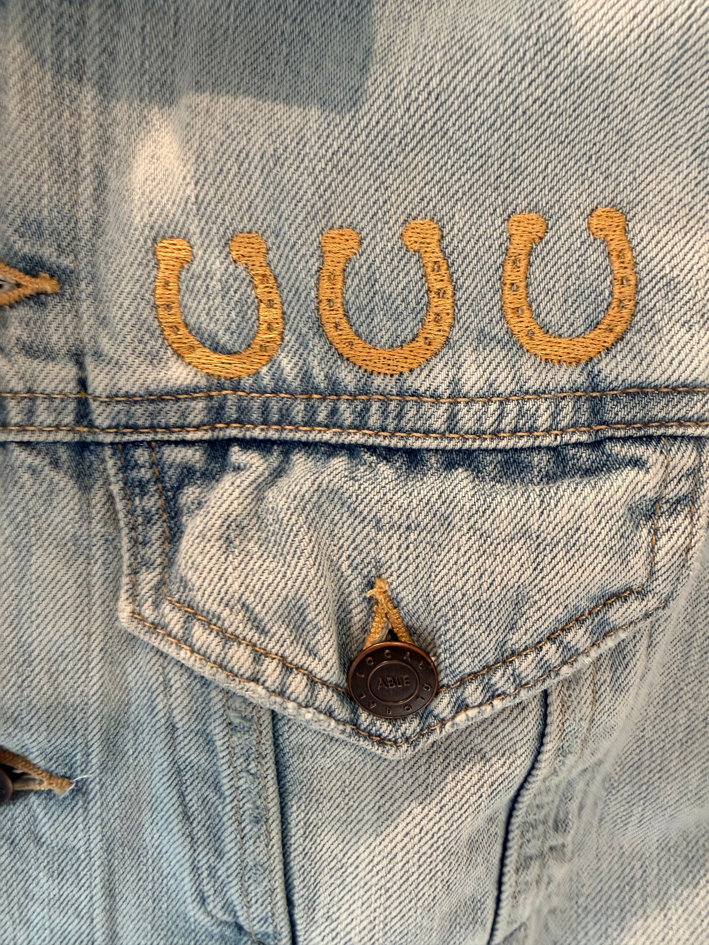 L’Année du Cheval Re-done Denim SMALL
