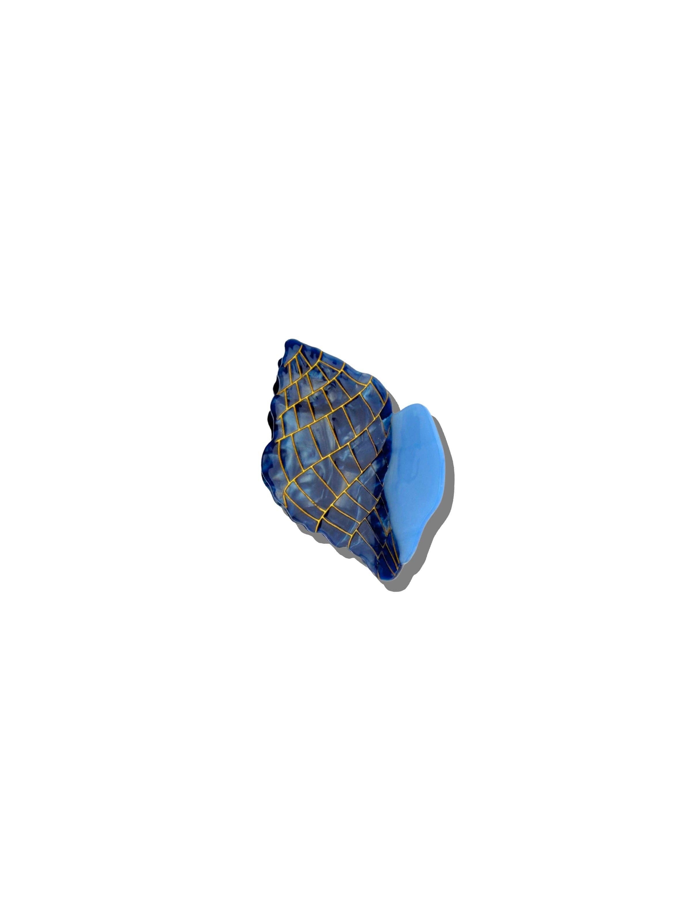 Hand-painted Tulip Conch Shell Claw Hair Clip