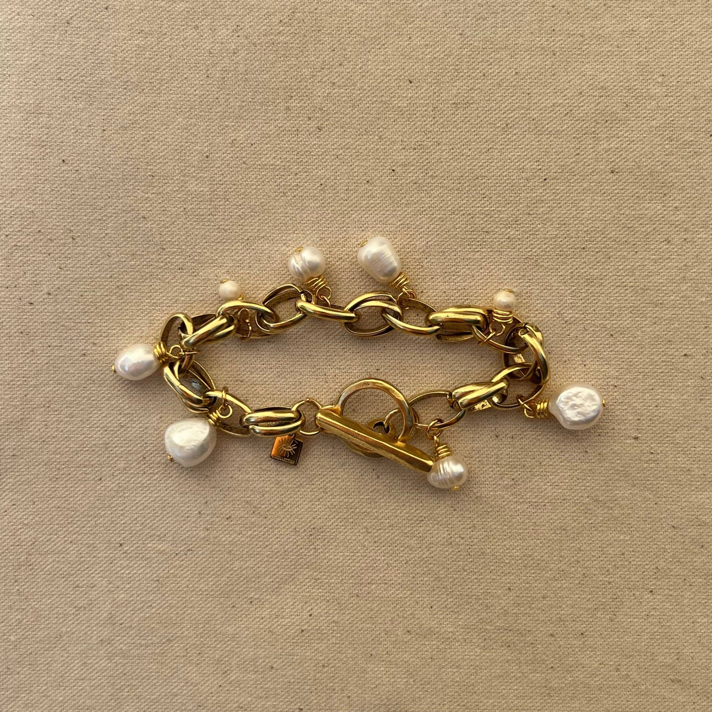 Bari Pearl Charm Bracelet