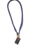 Repurposed silk scarf with charm