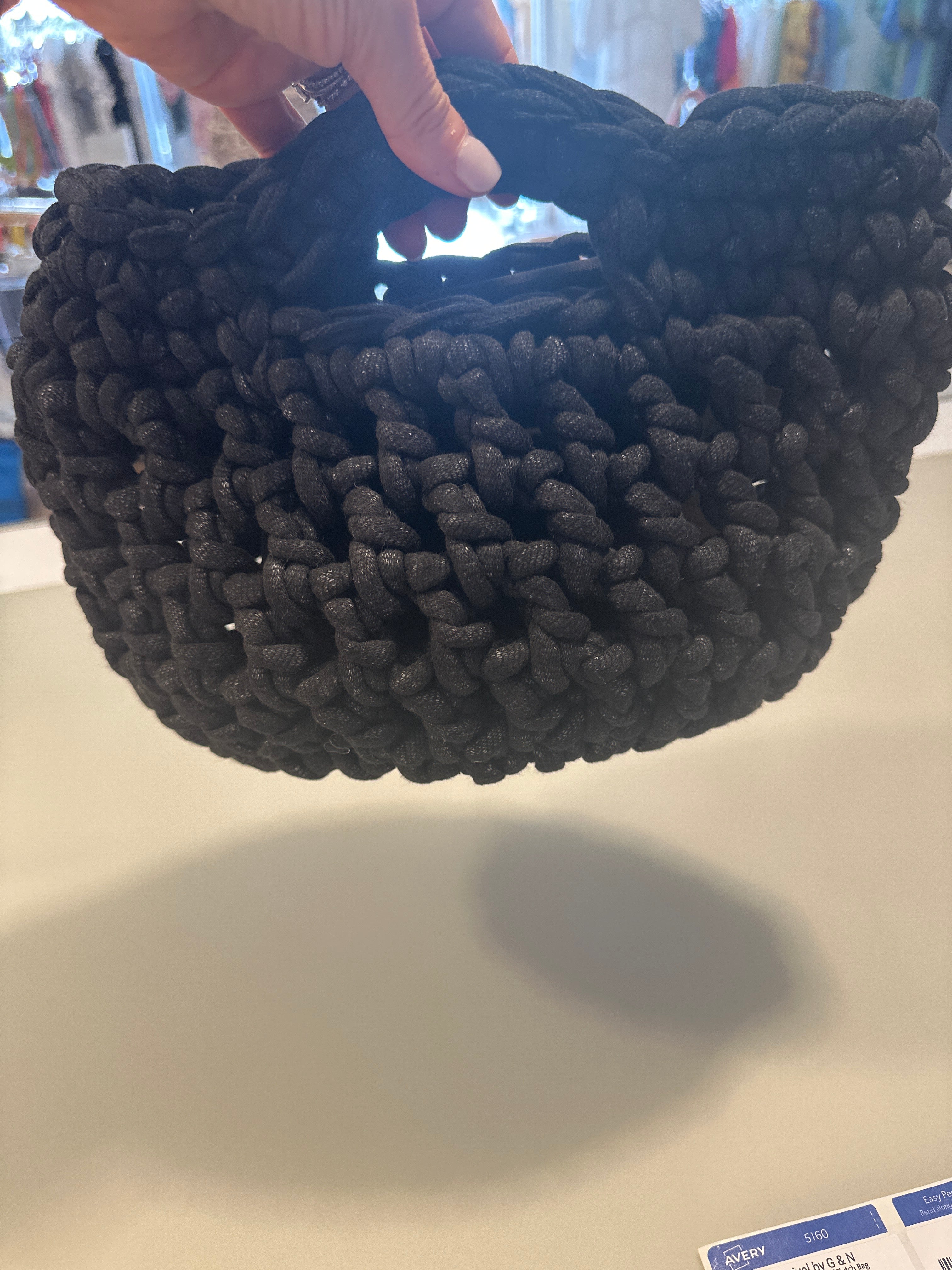 The Athinaia  Crocheted Tote-Clutch Bag