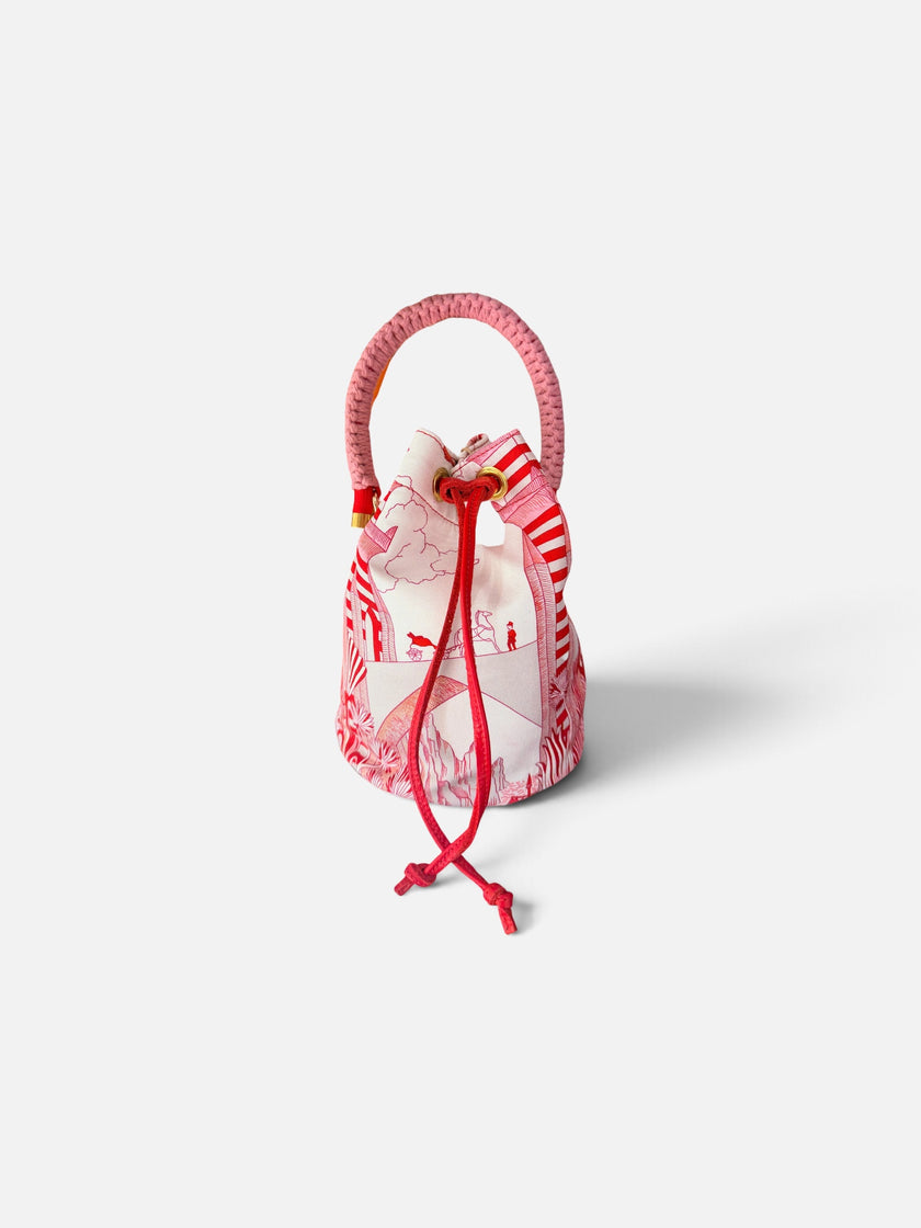 The Crimson Voyage Silk Bucket