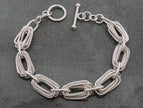 Espuma Rectangles Bracelet Sterling Silver