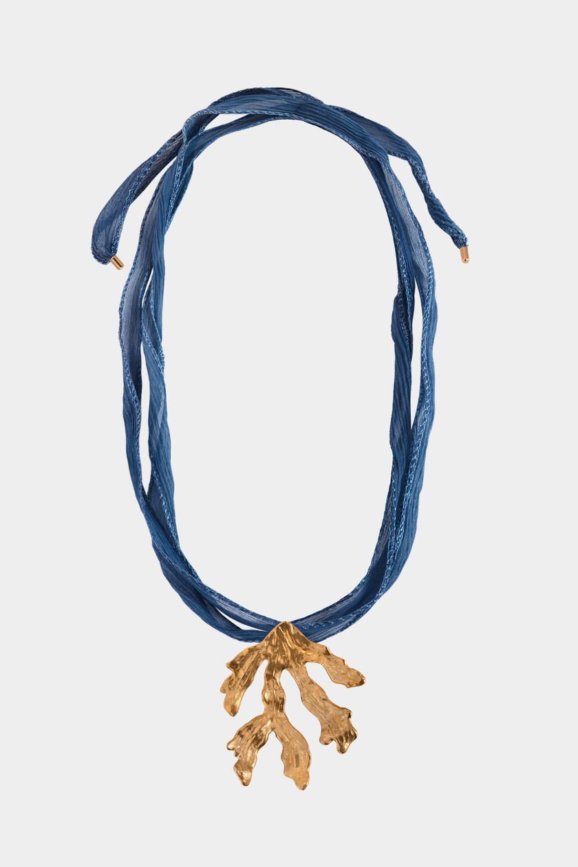 Seaweed on Fairy Silk-necklace