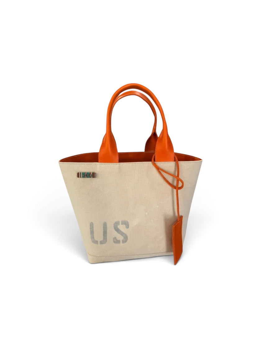 The Vintage Military Duffle Petite Shopper