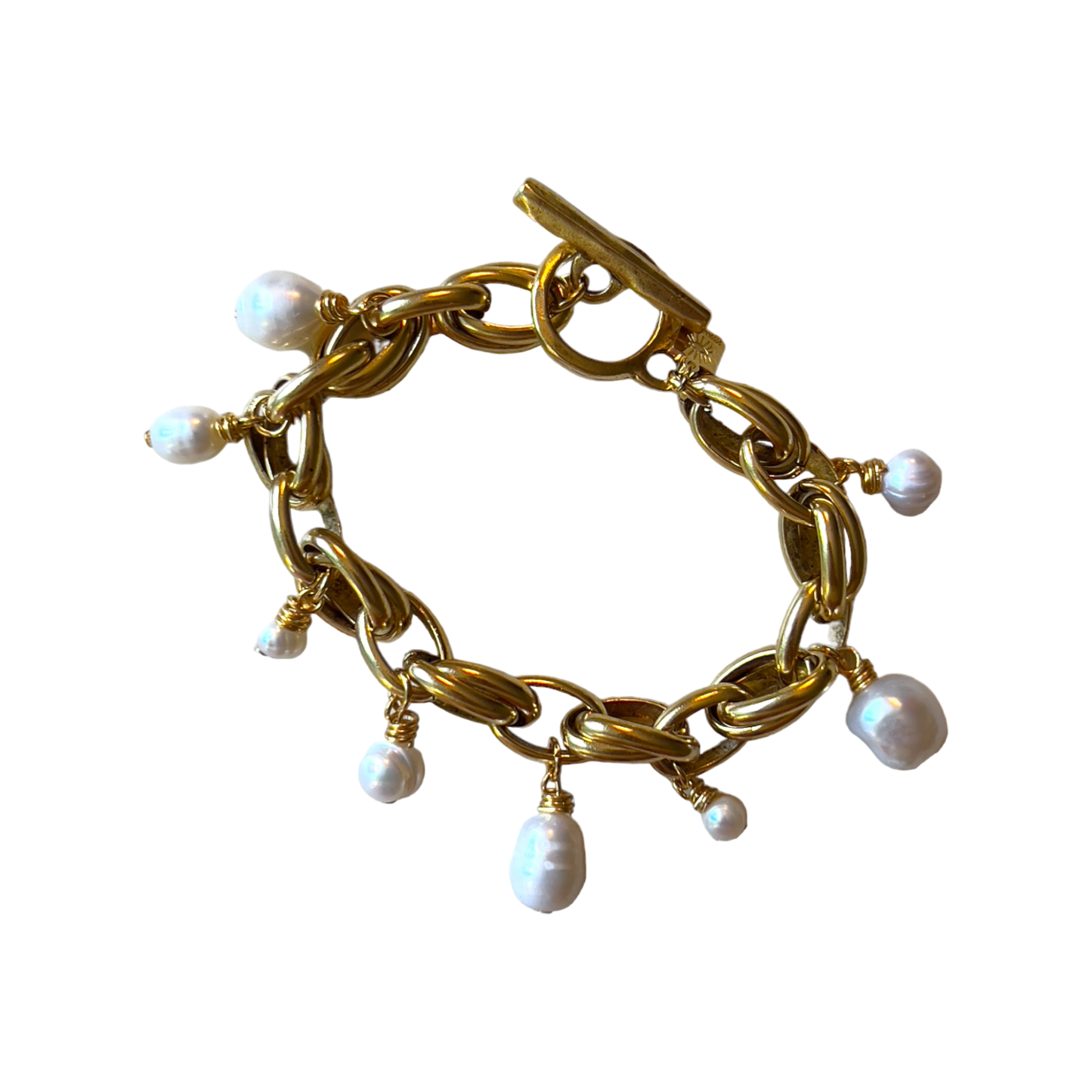 Bari Pearl Charm Bracelet