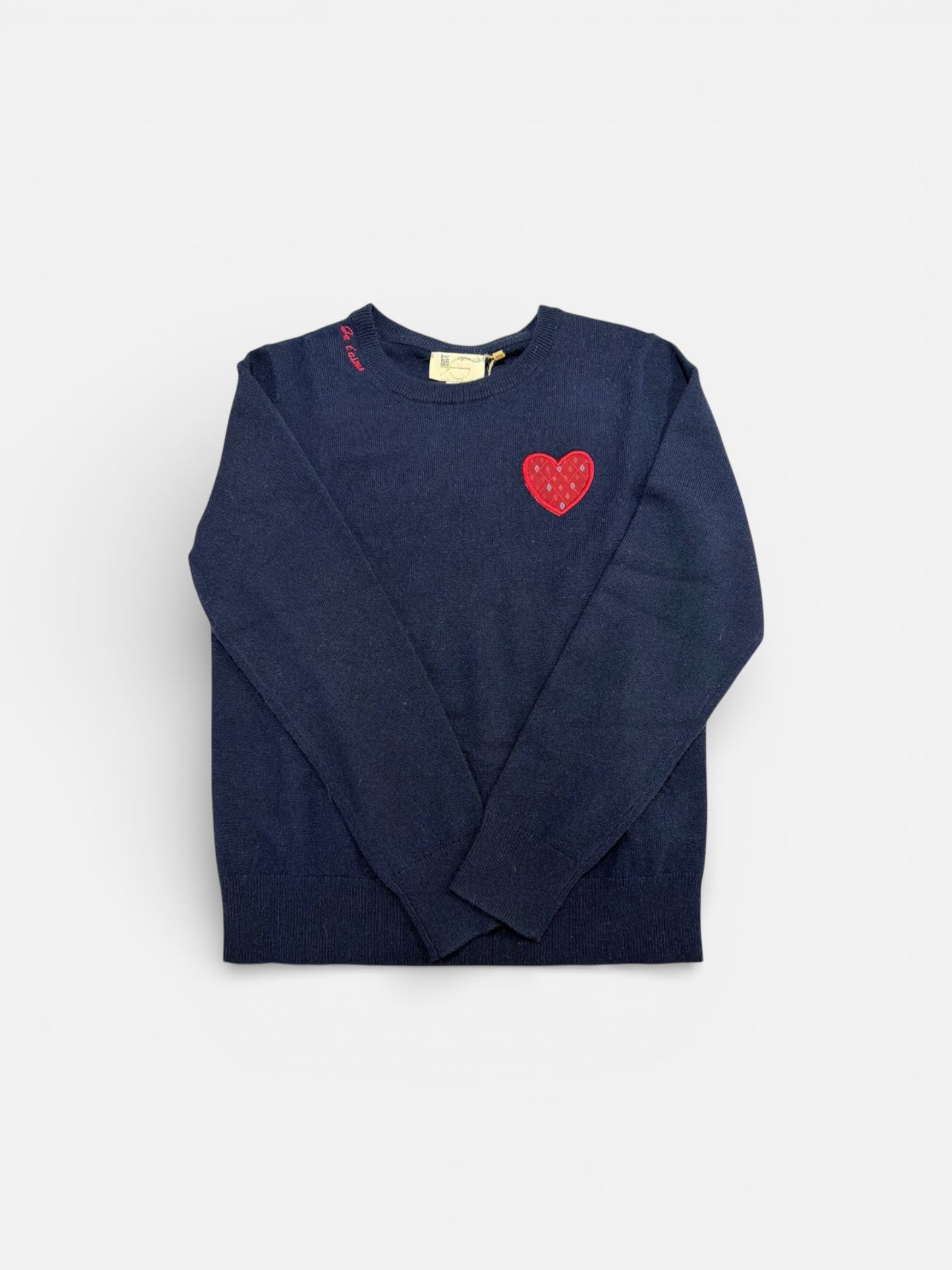Lady Cuir Cashmere Jetaime sweater navy