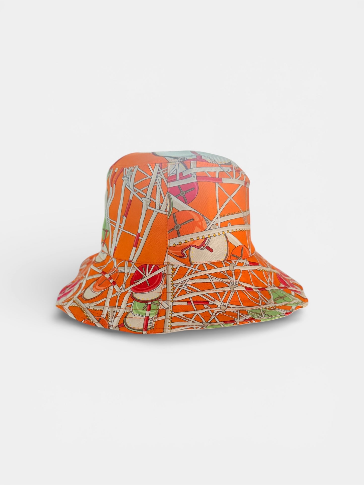 The Grande Rue Silk Bucket hat By lady Cuir