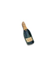 Hand-painted Champagne Claw Hair Clip