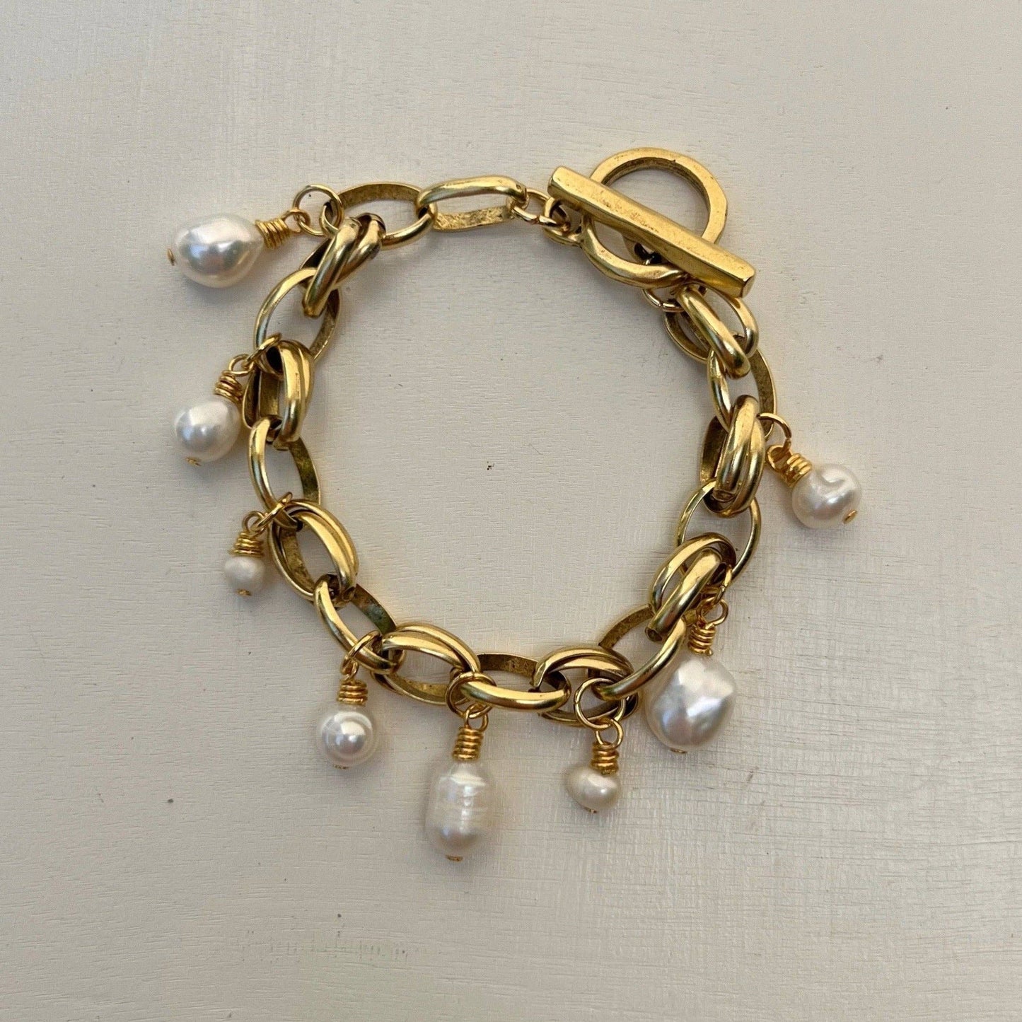 Bari Pearl Charm Bracelet