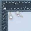 24K Gold Filled White Baroque Freshwater Pearl Pendant