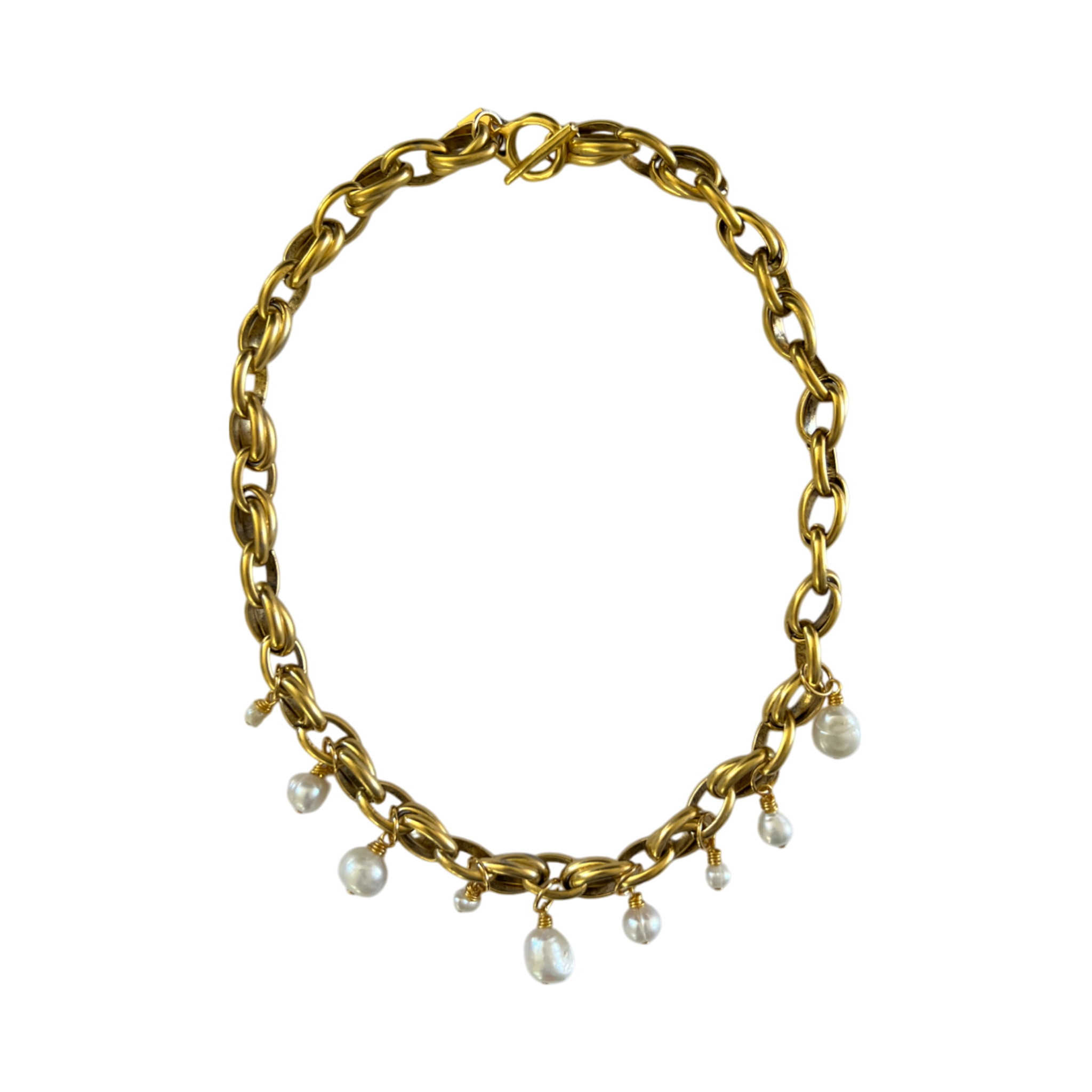 Bari Pearl Charm Necklace