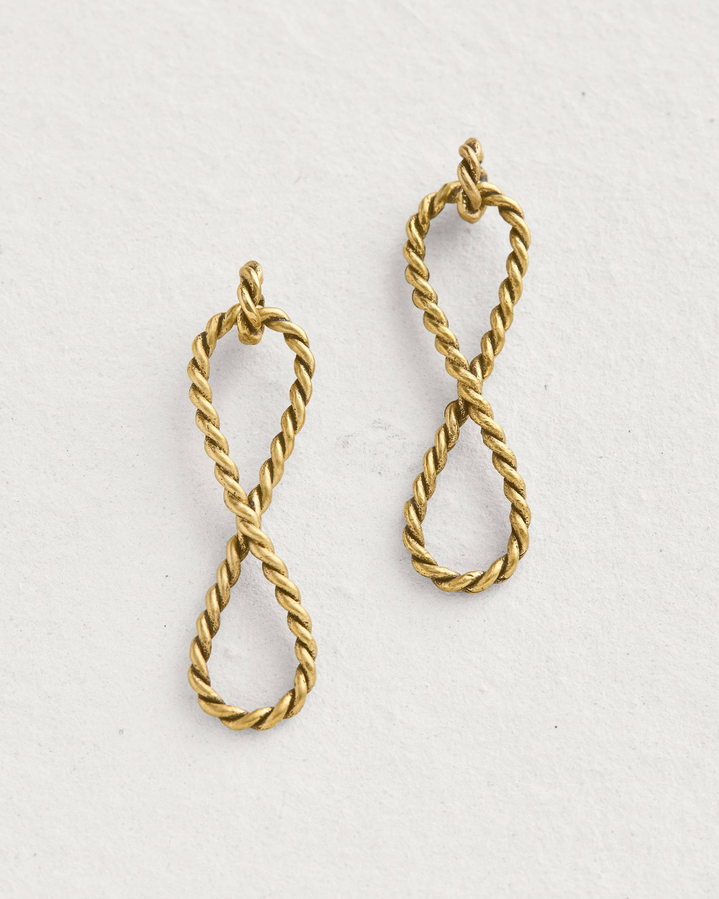 Rope Infinity Earrings