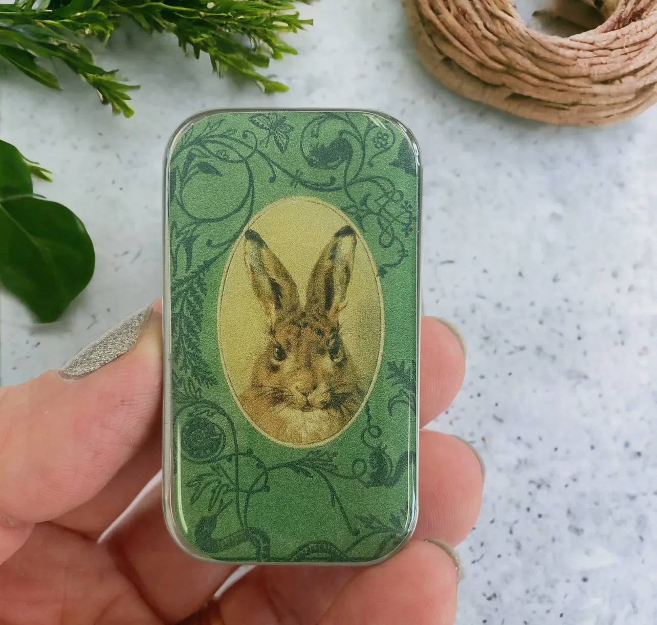 Bunny Notions Handcrafted Tin