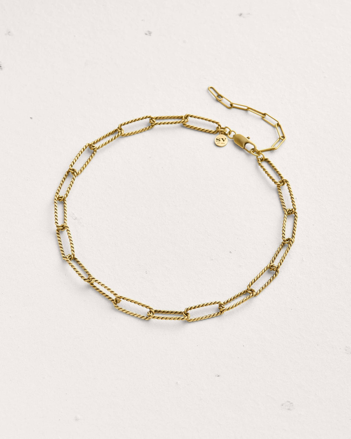 Rope Elongated Cable Chain Necklace