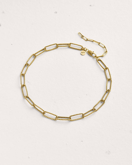 Rope Elongated Cable Chain Necklace
