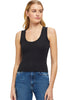 Goldie Cotton Ribbed Crop Tank