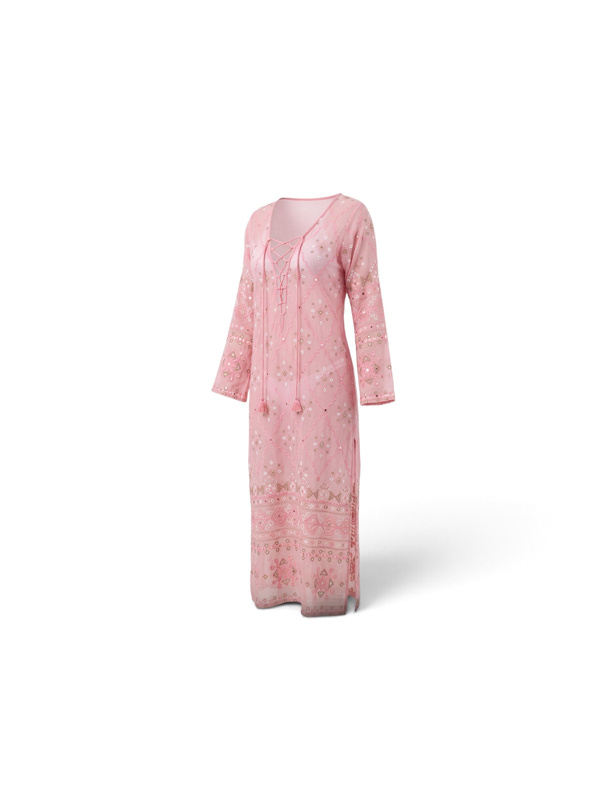 Juliet Dunn Mosaic Print Kaftan