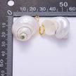 18K Gold Filled Freshwater Pearl Conch Sea Shell Charm