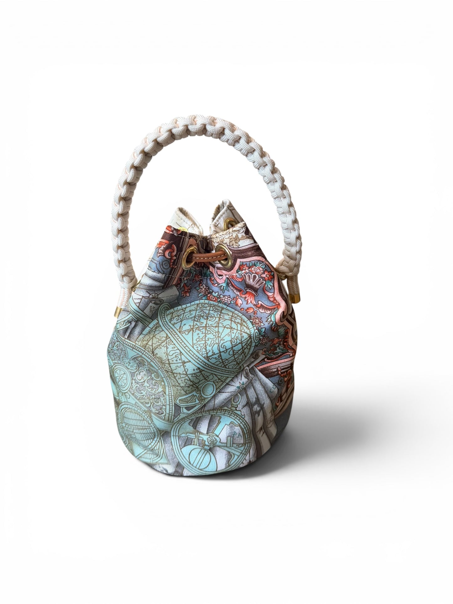 The Azulejos Silk Bucket